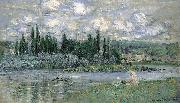 Claude Monet View of Vetheuil sur Seine oil painting on canvas